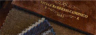 Premium wool swatches and a Vitale Barberis Canonico book